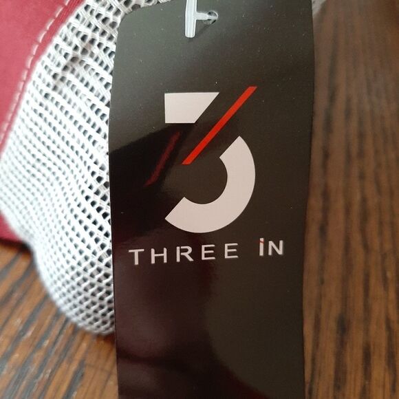 New Budweiser Red White Three In Adjustable Hat Baseball Cap - Picture 2 of 4